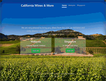 Tablet Screenshot of californiawinesandmore.com